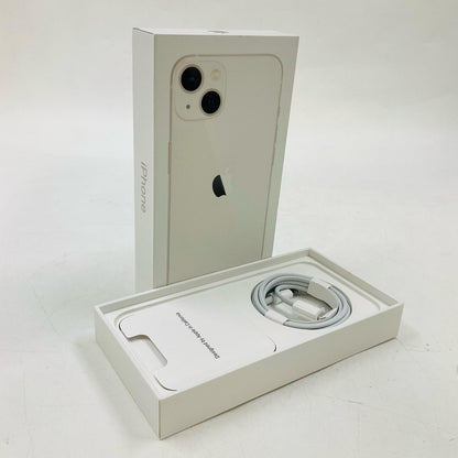【全額返金保証】【最速発送】Apple iPhone iPhone 13 128GB スターライト SIMフリー 白ロム 動作確認済 81%