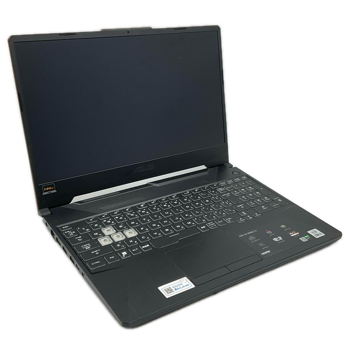 【最速発送】ASUS ASUS TUF Gaming F15 ASUS TUF Gaming F15 FX506LHB_FX506LHB Intel(R) Core(TM) i5-10300H CPU @ 2.50GHz 8GB SSD(NVMe) 512GB Intel(R) UHD Graphics / NVIDIA GeForce GTX 1650 72%【難有】