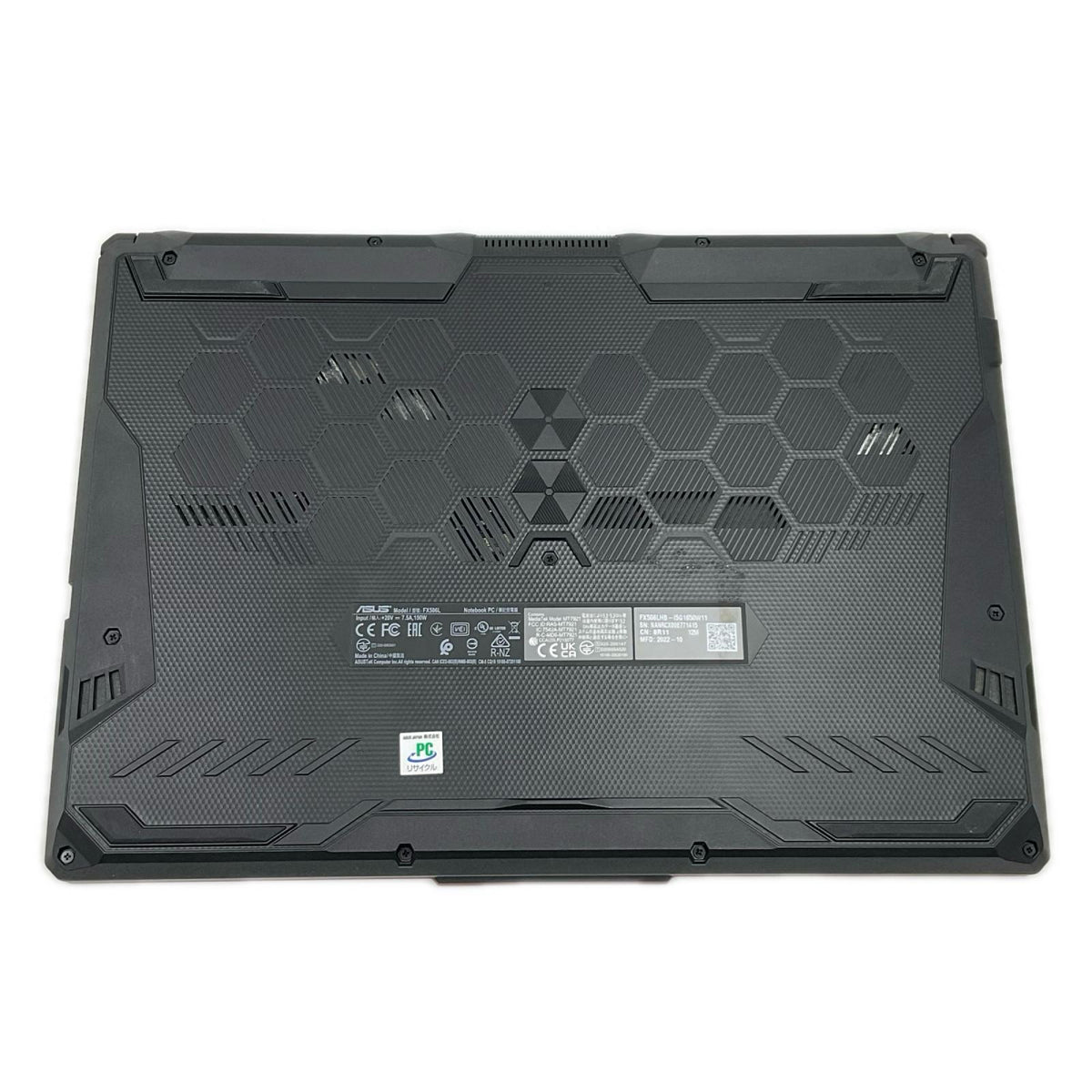 【最速発送】ASUS ASUS TUF Gaming F15 ASUS TUF Gaming F15 FX506LHB_FX506LHB Intel(R) Core(TM) i5-10300H CPU @ 2.50GHz 8GB SSD(NVMe) 512GB Intel(R) UHD Graphics / NVIDIA GeForce GTX 1650 72%【難有】