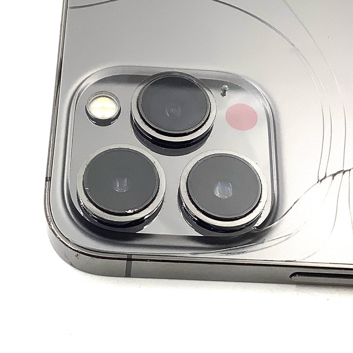 【最速発送】Apple iPhone iPhone 13 Pro 256GB グラファイト SIMフリー 白ロム【難有】 73%