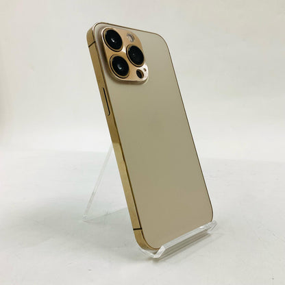 【全額返金保証】【最速発送】Apple iPhone iPhone 13 Pro 128GB ゴールド au SIMフリー 白ロム 動作確認済 77%