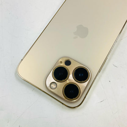 【全額返金保証】【最速発送】Apple iPhone iPhone 13 Pro 128GB ゴールド au SIMフリー 白ロム 動作確認済 77%