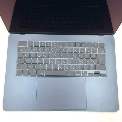 【全額返金保証】【最速発送】Apple MacBook Air 15インチ 2023 Apple M2 8GB SSD 256GB ミッドナイト 96% 美品 動作確認済