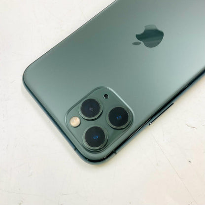 【全額返金保証】【最速発送】Apple iPhone iPhone 11 Pro 256GB ミッドナイトグリーン Softbank SIMフリー 白ロム 美品 動作確認済 86%