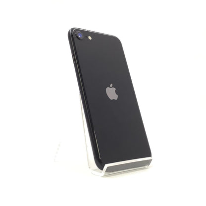 【全額返金保証】【最速発送】Apple iPhone iPhone SE (2nd generation) 64GB ブラック au SIMフリー 白ロム 動作確認済 85%