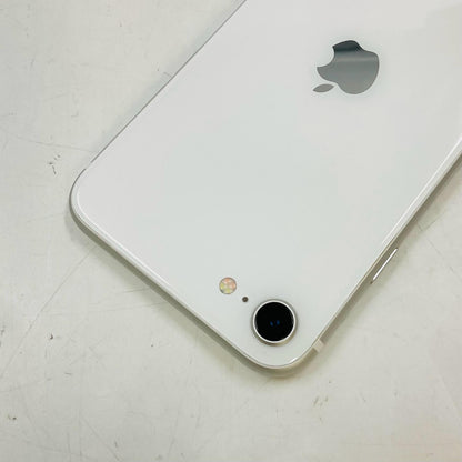 【最速発送】Apple iPhone iPhone SE (2nd generation) 64GB ホワイト au SIMフリー 白ロム【難有】 77%
