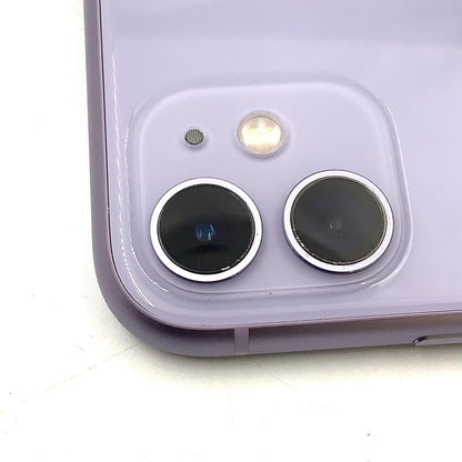【全額返金保証】【最速発送】Apple iPhone iPhone 11 128GB パープル SIMフリー 白ロム 動作確認済 99%