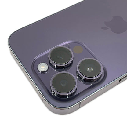 【全額返金保証】【最速発送】Apple iPhone iPhone 14 Pro 128GB ディープパープル docomo SIMフリー 白ロム 動作確認済 85%