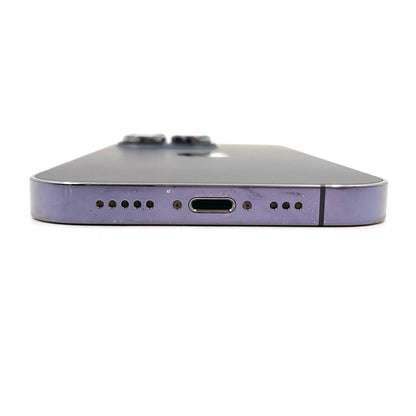 【全額返金保証】【最速発送】Apple iPhone iPhone 14 Pro 256GB ディープパープル SIMフリー 白ロム 動作確認済 79%