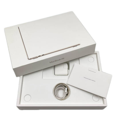 【全額返金保証】【最速発送】Apple MacBook Air 13インチ 2025 Apple M4 16GB SSD 256GB スターライト 100% 超美品 動作確認済