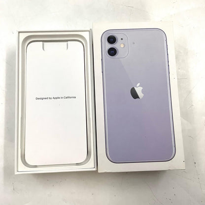 【全額返金保証】【最速発送】Apple iPhone iPhone 11 256GB パープル au SIMフリー 白ロム 動作確認済 76%