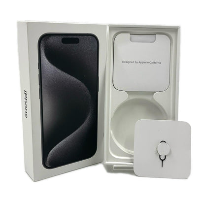 【全額返金保証】【最速発送】Apple iPhone iPhone 15 Pro 256GB ブラック SIMフリー 白ロム 美品 動作確認済 93%