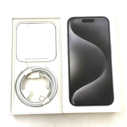 【最速発送】Apple iPhone iPhone 15 Pro 512GB ブラックチタニウム SIMフリー 白ロム【難有】 82%