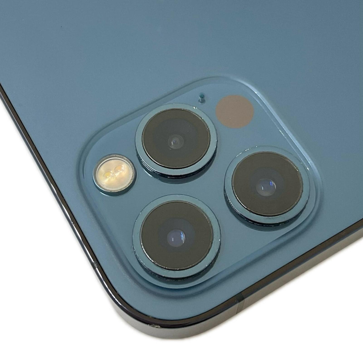 【全額返金保証】【最速発送】Apple iPhone iPhone 12 Pro 128GB パシフィックブルー au SIMフリー 白ロム 動作確認済 85%