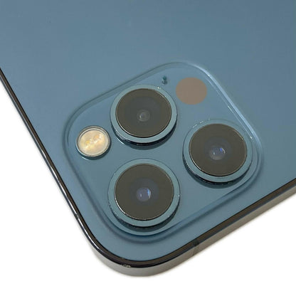 【全額返金保証】【最速発送】Apple iPhone iPhone 12 Pro 128GB パシフィックブルー au SIMフリー 白ロム 動作確認済 85%