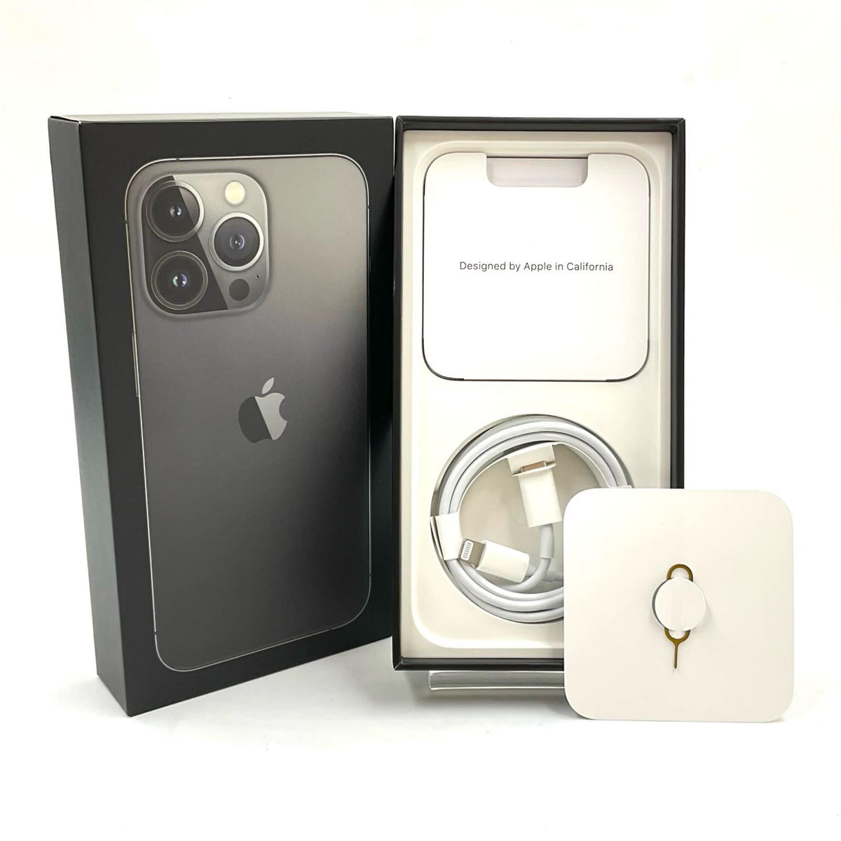 【全額返金保証】【最速発送】Apple iPhone iPhone 13 Pro 128GB グラファイト Softbank SIMフリー 白ロム 美品 動作確認済 86%