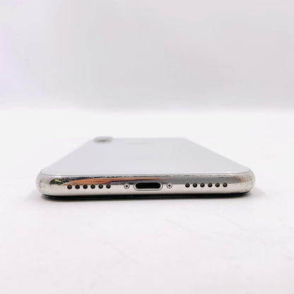 【最速発送】Apple iPhone iPhone X 64GB シルバー au SIMフリー 白ロム【難有】 79%