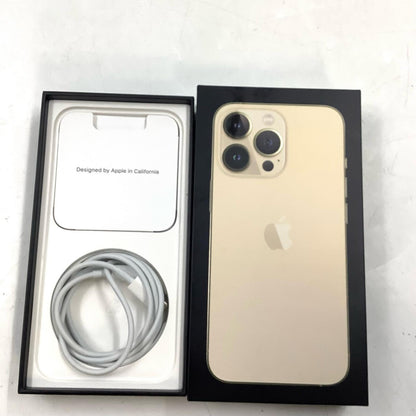 【全額返金保証】【最速発送】Apple iPhone iPhone 13 Pro 256GB ゴールド au SIMフリー 白ロム 動作確認済 69%