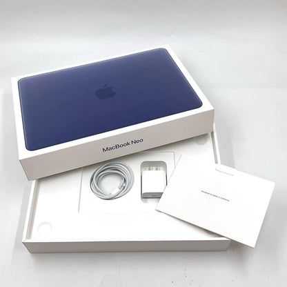【全額返金保証】【最速発送】Apple MacBook Neo 13インチ 2026 Apple A18 Pro 8GB SSD 256GB インディゴ 99% 美品 動作確認済