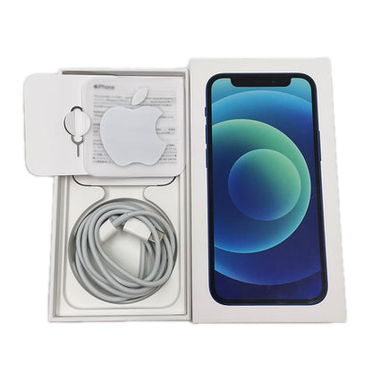【全額返金保証】【最速発送】Apple iPhone iPhone 12 mini 64GB ブルー Softbank SIMフリー 白ロム 動作確認済 81%