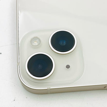 【全額返金保証】【最速発送】Apple iPhone iPhone 14 128GB スターライト Softbank 白ロム 美品 動作確認済 87%