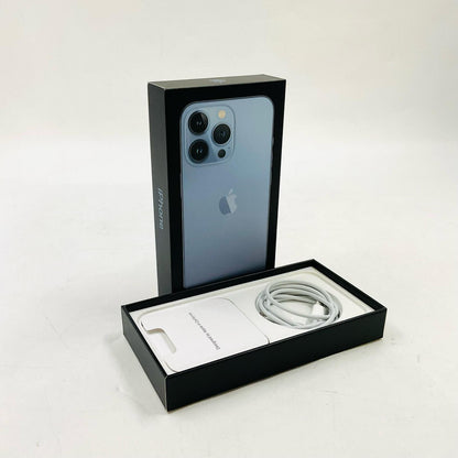 【全額返金保証】【最速発送】Apple iPhone iPhone 13 Pro 256GB シエラブルー Softbank SIMフリー 動作確認済 79%