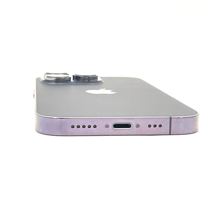 【全額返金保証】【最速発送】Apple iPhone iPhone 14 Pro 128GB ディープパープル docomo SIMフリー 白ロム 美品 動作確認済 84%
