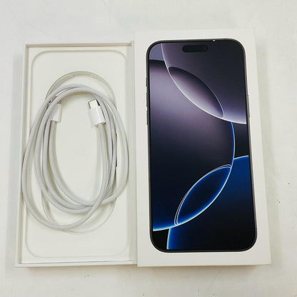 【全額返金保証】【最速発送】Apple iPhone iPhone 16 Pro Max 256GB ブラックチタニウム 楽天モバイル SIMフリー 美品 動作確認済 89%