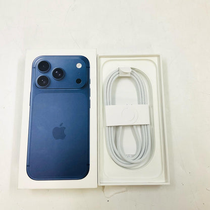 【全額返金保証】【最速発送】Apple iPhone iPhone 17 Pro 512GB ディープブルー SIMフリー 白ロム 美品 動作確認済 98%