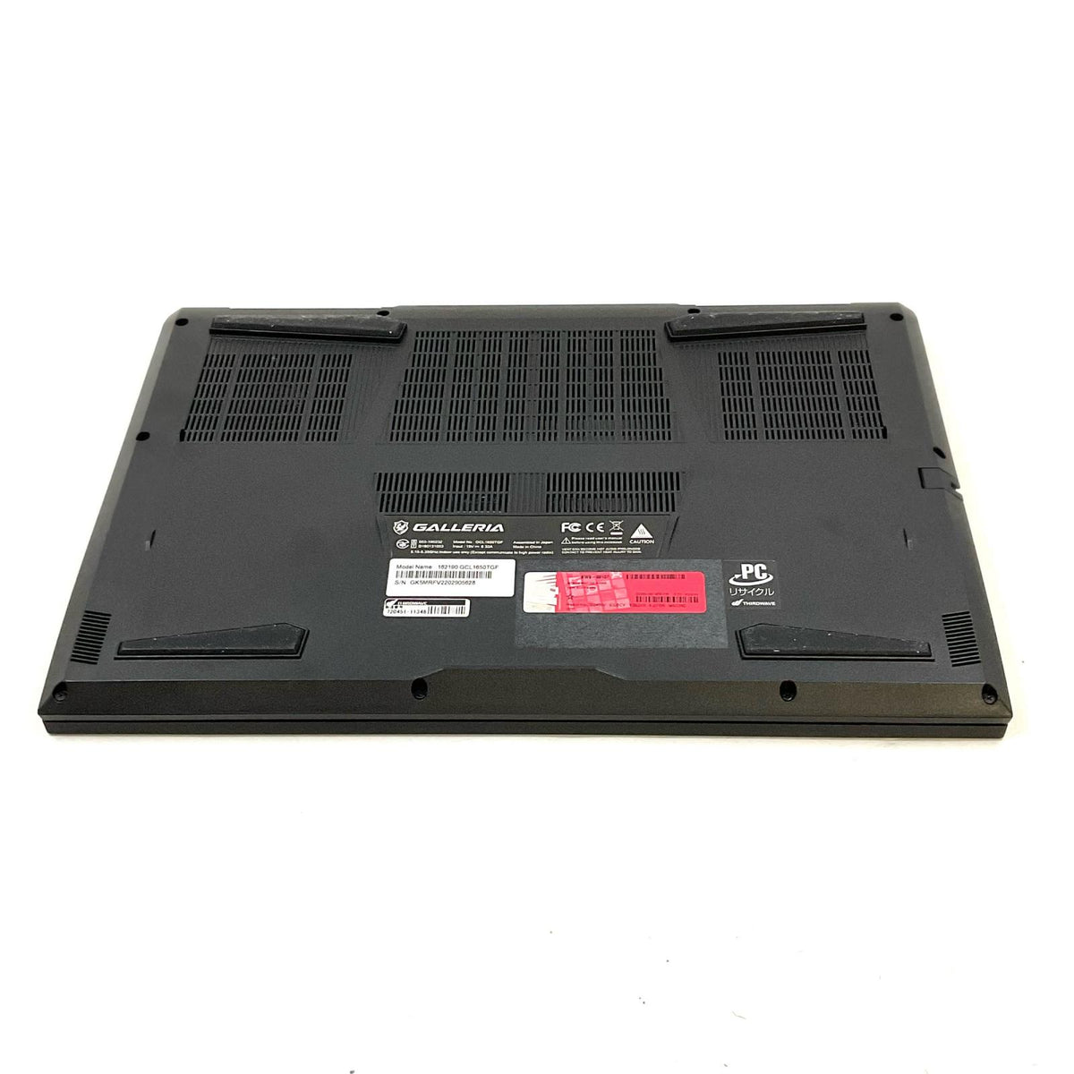 【全額返金保証】【最速発送】Thirdwave Corporation GALLERIA GCL1650TGF Intel(R) Core(TM) i5-10300H CPU @ 2.50GHz 16GB SSD(NVMe) 512GB Intel(R) UHD Graphics / NVIDIA GeForce GTX 1650 Ti 100% 超美品 動作確認済