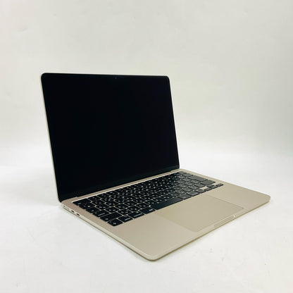 【全額返金保証】【最速発送】Apple MacBook Air 13.6インチ 2022 Apple M2 8GB SSD 256GB スターライト 93% 美品 動作確認済