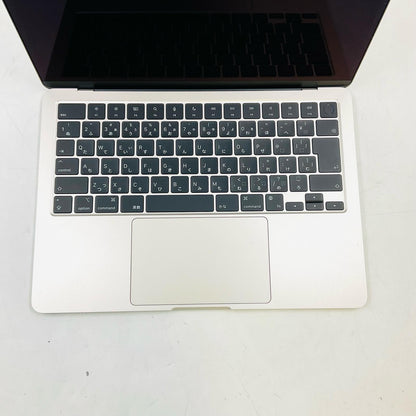 【全額返金保証】【最速発送】Apple MacBook Air 13.6インチ 2022 Apple M2 8GB SSD 256GB スターライト 93% 美品 動作確認済