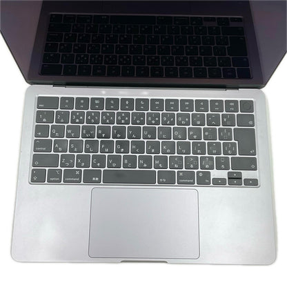 【全額返金保証】【最速発送】Apple MacBook Air 13.6インチ 2022 Apple M2 8GB SSD 512GB スペースグレイ 88% 美品 動作確認済