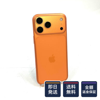 【全額返金保証】【最速発送】Apple iPhone iPhone 17 Pro Max 2TB Cosmic Orange SIMフリー 白ロム 美品 動作確認済 98%