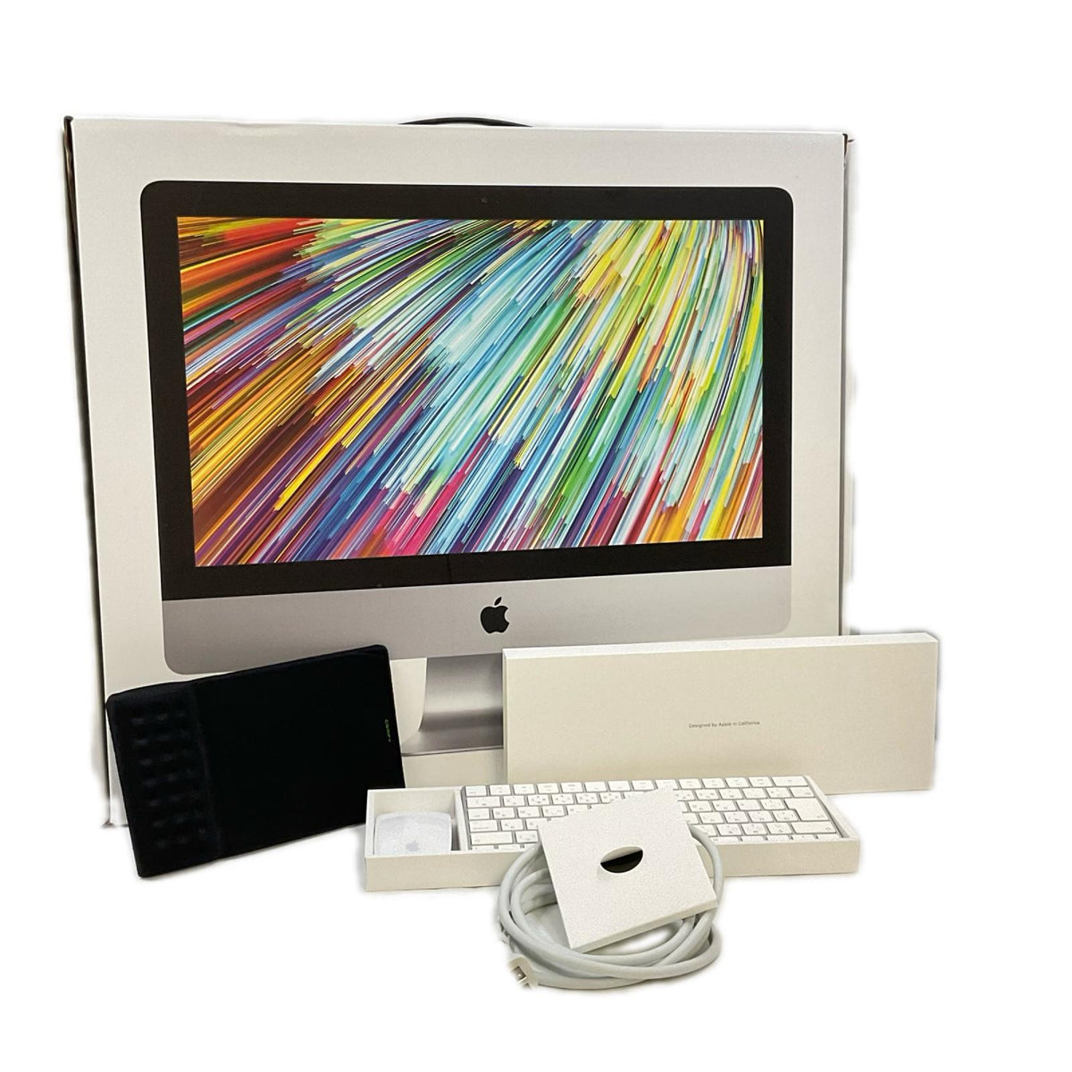 【全額返金保証】【最速発送】Apple iMac 21.5インチ intel core i5 8GB HDD 1TB シルバー 美品 動作確認済
