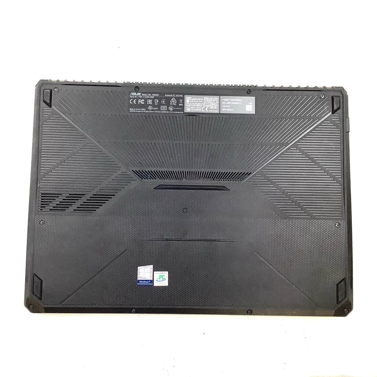 【全額返金保証】【最速発送】ASUS TUF Gaming FX505DY_FX505DY AMD Ryzen 5 3550H with Radeon Vega Mobile Gfx 16GB SSD(NVMe) 512GB（実測:477GB） Radeon RX 560X 93.9% 動作確認済