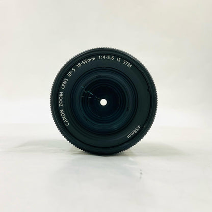 【全額返金保証】【最速発送】Canon EF-S18-55mm F4-5.6 IS STM 美品 動作確認済