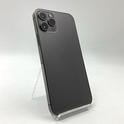 【全額返金保証】【最速発送】Apple iPhone iPhone 12 Pro 256GB グラファイト docomo SIMフリー 白ロム 動作確認済 80%