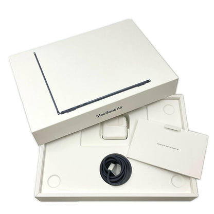 【全額返金保証】【最速発送】Apple MacBook Air 13インチ 2022 Apple M2 8GB 256GB ミッドナイト 88% 美品 動作確認済