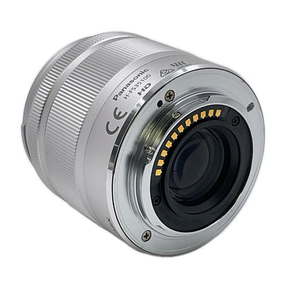 【全額返金保証】【最速発送】Panasonic LUMIX G VARIO 35-100mm/F4.0-5.6 ASPH./MEGA O.I.S H-FS35100-S [シルバー] 美品 動作確認済