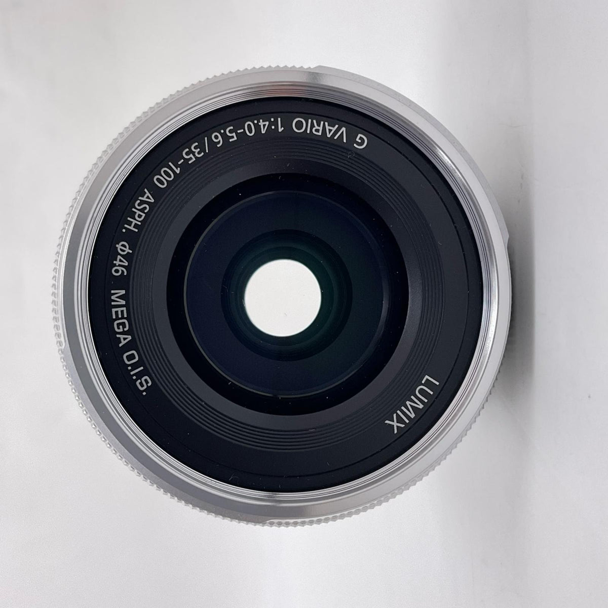 【全額返金保証】【最速発送】Panasonic LUMIX G VARIO 35-100mm/F4.0-5.6 ASPH./MEGA O.I.S H-FS35100-S [シルバー] 美品 動作確認済
