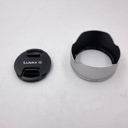 【全額返金保証】【最速発送】Panasonic LUMIX G VARIO 35-100mm/F4.0-5.6 ASPH./MEGA O.I.S H-FS35100-S [シルバー] 美品 動作確認済