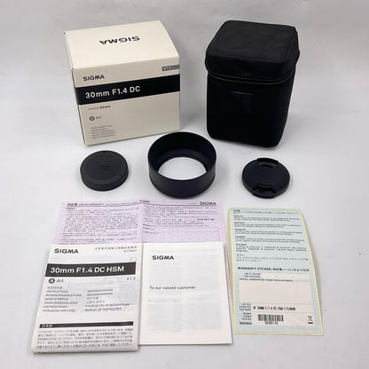 【全額返金保証】【最速発送】SIGMA 30mm F1.4 DC HSM Art 美品 動作確認済