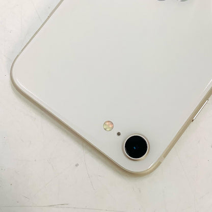 【全額返金保証】【最速発送】Apple iPhone iPhone SE（第3世代） 128GB スターライト SIMフリー 白ロム 美品 動作確認済 81%