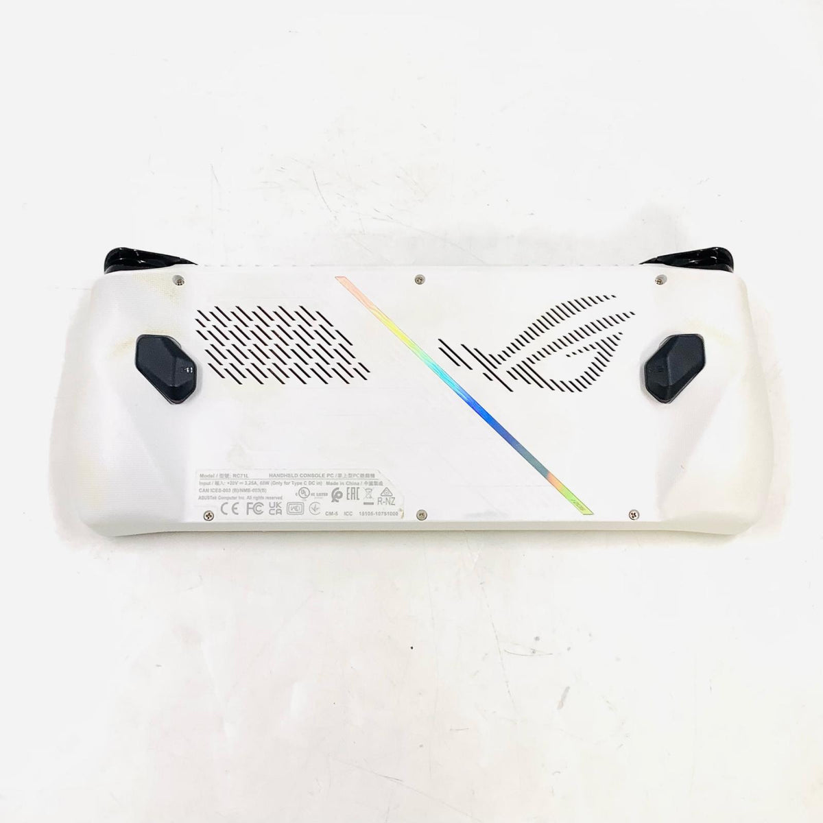 【最速発送】ASUSTeK COMPUTER INC. ROG Ally ROG Ally RC71L_RC71L AMD Ryzen Z1 16GB SSD(NVMe) 512GB（実測:477GB） 72.6%【難有】