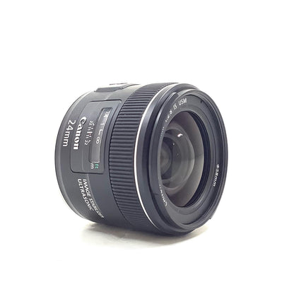 【全額返金保証】【最速発送】Canon EF24mm F2.8 IS USM 動作確認済