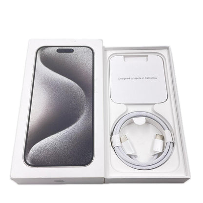 【全額返金保証】【最速発送】Apple iPhone iPhone 15 Pro 128GB ホワイトチタニウム docomo SIMフリー 白ロム 美品 動作確認済 88%