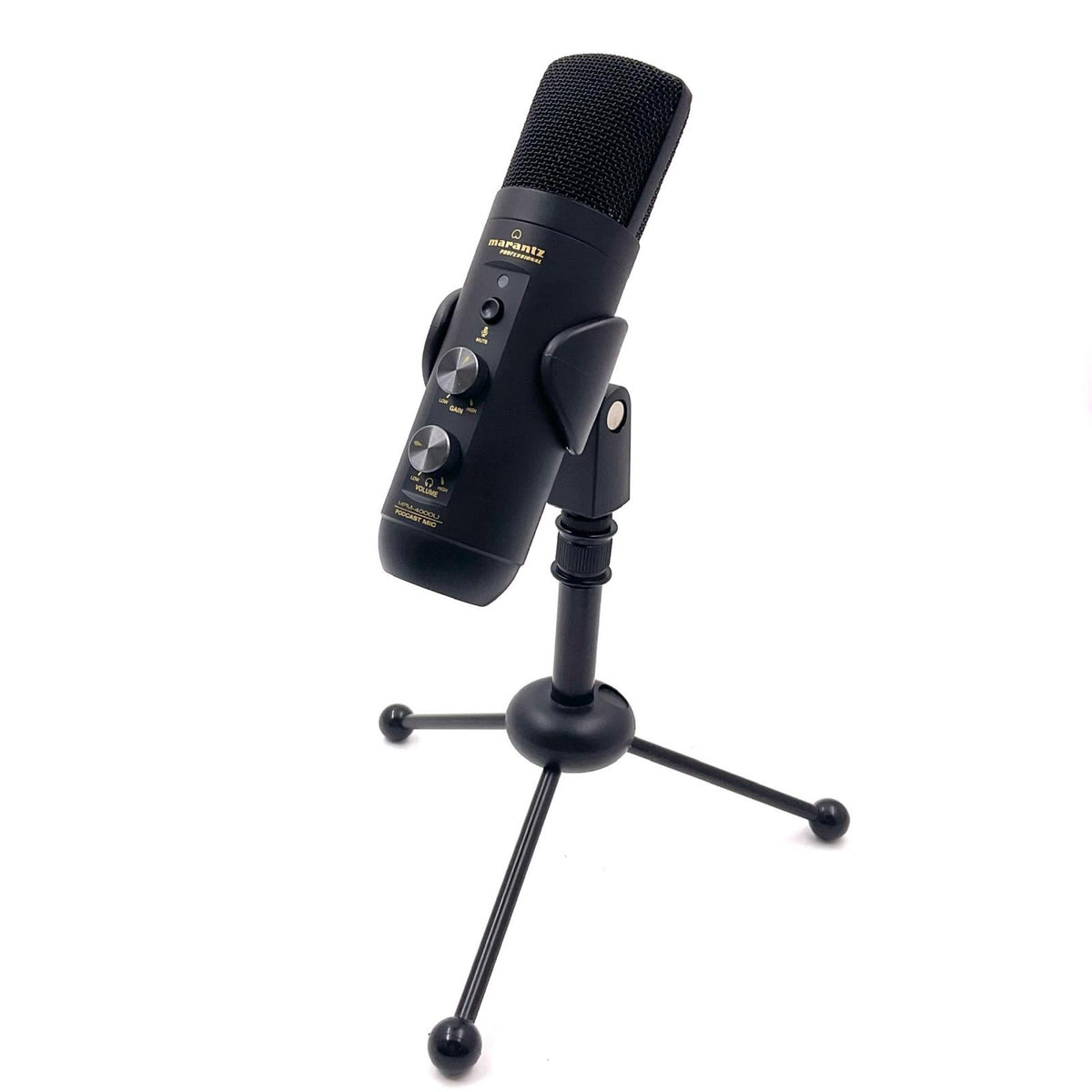 【全額返金保証】【最速発送】Marantz Professional MPM-4000U PODCAST MIC ポッドキャストマイクUSBコンデンサーマイク 美品 動作確認済