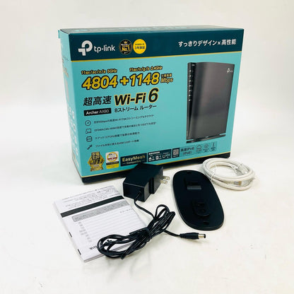 【全額返金保証】【最速発送】TP-Link AX6000 8ストリームWi-Fi 6ルーター Archer AX80 美品 動作確認済