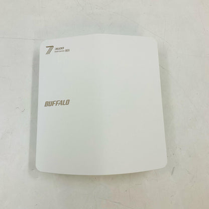【全額返金保証】【最速発送】BUFFALO Wi-Fi 7 Wi-Fiルーター WSR3600BE4P/NWH 美品 動作確認済